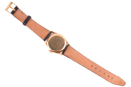 Lot 402 - A Patek Philippe Calatrava Black Dial Ref: 96,...