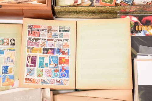 Lot 246 - Philately; a large collection of stamps, 19th...