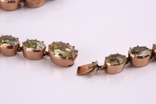Lot 307 - An Early-19th century chrysoberyl parure...