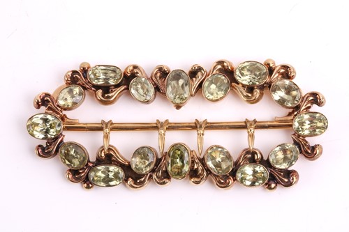 Lot 307 - An Early-19th century chrysoberyl parure...