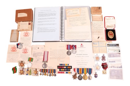 Lot 172 - A large collection of medals related to the...