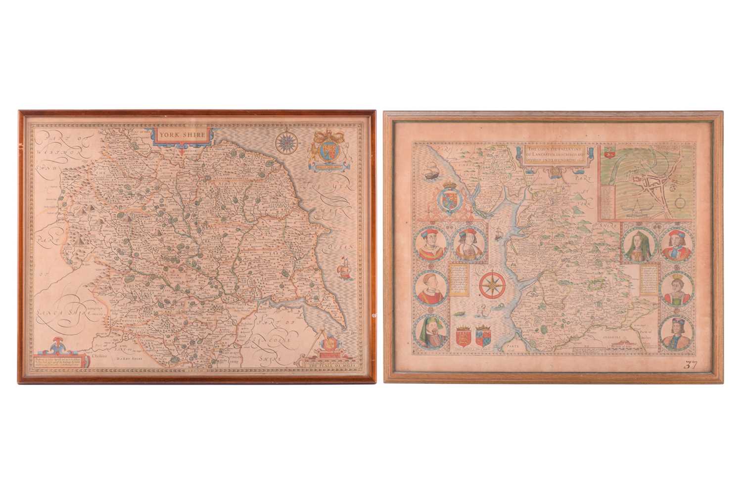 Lot 63 - After John Speed, 'The Countie Palatine of...