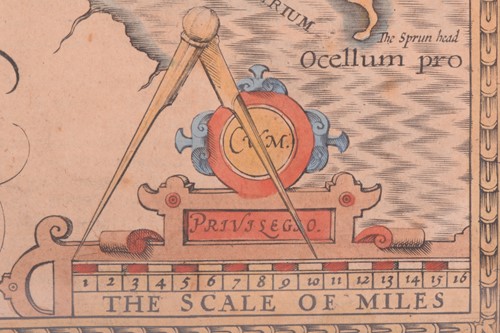Lot 63 - After John Speed, 'The Countie Palatine of...