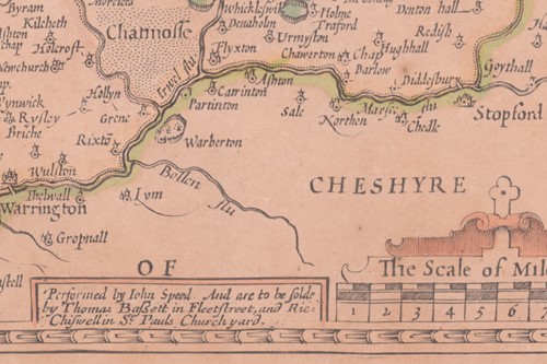 Lot 63 - After John Speed, 'The Countie Palatine of...