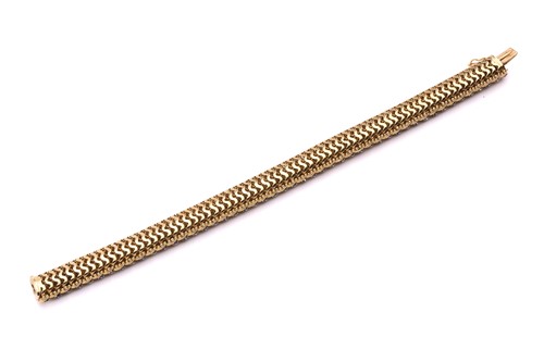 Lot 150 - Illario - a diamond and sapphire snake link...