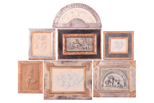 Lot 96 - Adolphe Varin (1821 - 1897) Two cherubs...