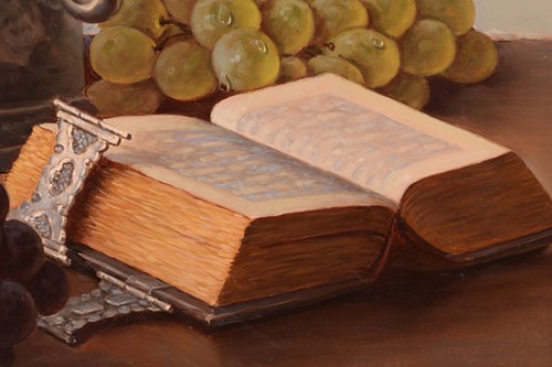 Lot 34 - Eduard Pieter Moleveld (b.1946), Still life of...