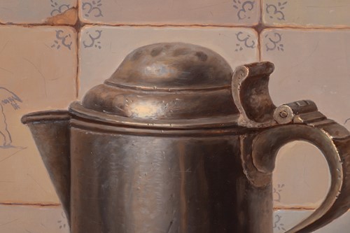 Lot 34 - Eduard Pieter Moleveld (b.1946), Still life of...