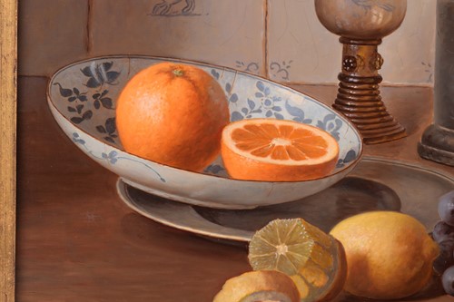 Lot 34 - Eduard Pieter Moleveld (b.1946), Still life of...