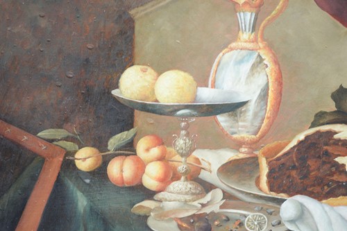 Lot 14 - L. Martin (20th century), Still Life of Fruit...