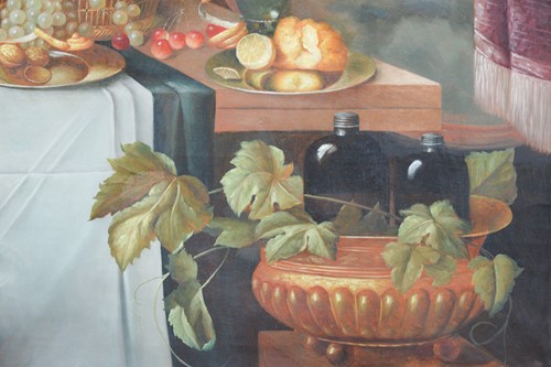 Lot 14 - L. Martin (20th century), Still Life of Fruit...