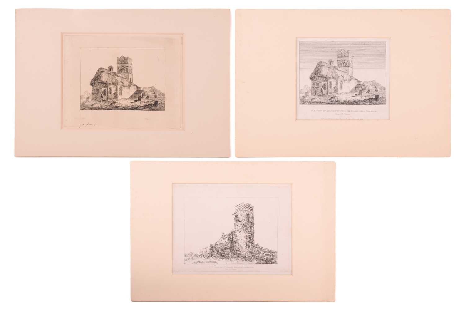 Lot 69 - John Crome (1768-1821), 'Gillingham Church',...