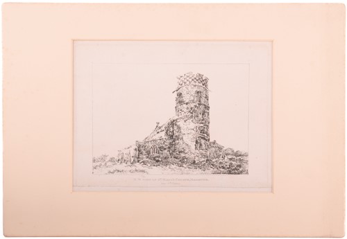 Lot 69 - John Crome (1768-1821), 'Gillingham Church',...