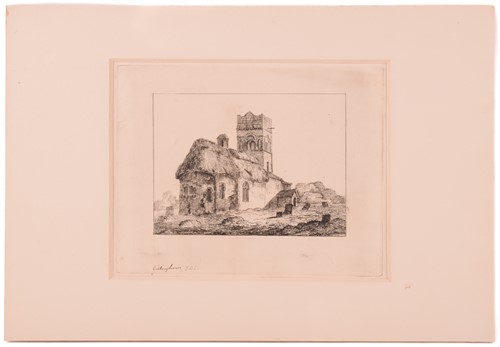 Lot 69 - John Crome (1768-1821), 'Gillingham Church',...