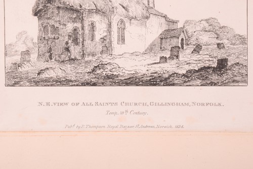 Lot 69 - John Crome (1768-1821), 'Gillingham Church',...