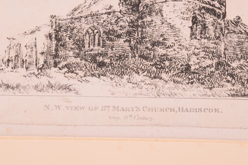 Lot 69 - John Crome (1768-1821), 'Gillingham Church',...