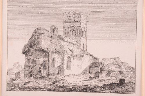 Lot 69 - John Crome (1768-1821), 'Gillingham Church',...