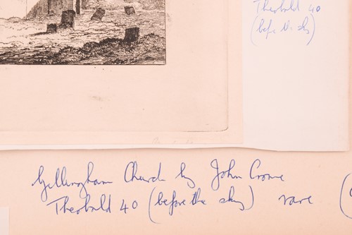 Lot 69 - John Crome (1768-1821), 'Gillingham Church',...