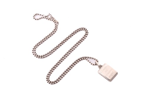 Lot 51 - Tiffany & Co. - an '1837 Makers' pendant on...
