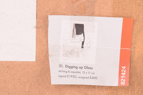 Lot 92 - David Hockney RA (b.1937), 'Digging Up Glass',...