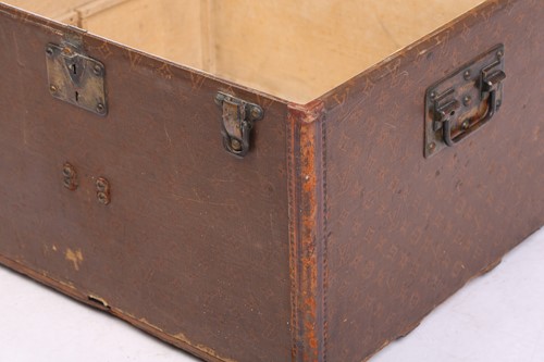 Lot 164 - An early 20th century Louis Vuitton trunk, the...