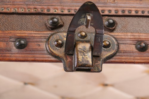 Lot 164 - An early 20th century Louis Vuitton trunk, the...