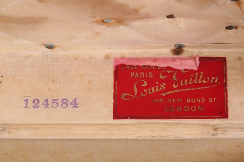 Lot 164 - An early 20th century Louis Vuitton trunk, the...