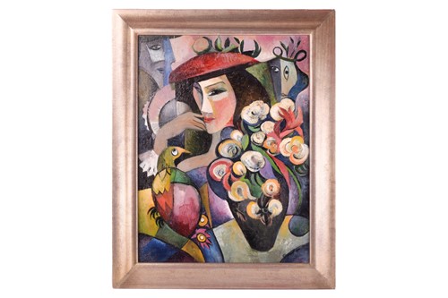 Lot 44 - Mila Stayoveyova (20th century) Russian, 'Girl...