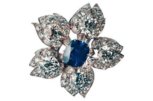 Lot 184 - A spectacular Cartier Kashmir sapphire and...