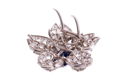 Lot 184 - A spectacular Cartier Kashmir sapphire and...