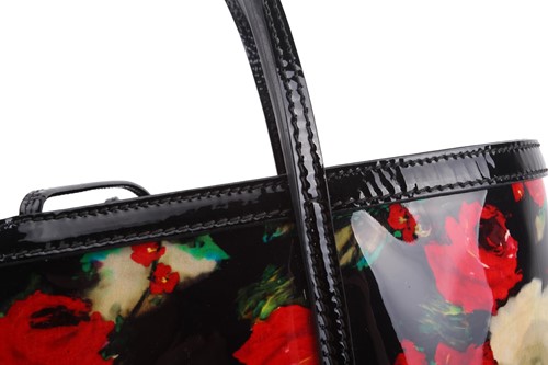 Lot 24 - Dolce & Gabbana - a large rose print shopping...