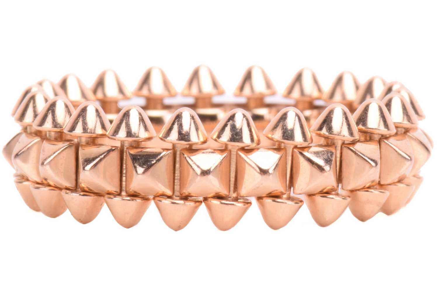 Lot 97 - Cartier - 'Clash de Cartier' ring in 18ct rose...