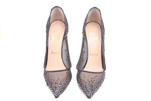Lot 120 - Christian Louboutin - a pair of 'Follies...