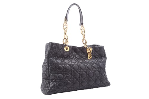 Lot 34 - Christian Dior - a large 'Lady Dior' shopping...