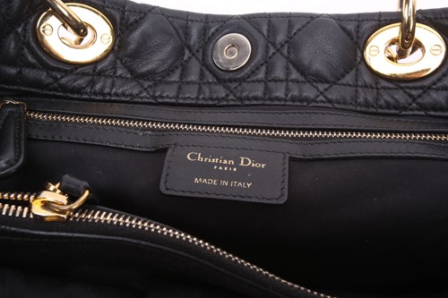 Lot 34 - Christian Dior - a large 'Lady Dior' shopping...