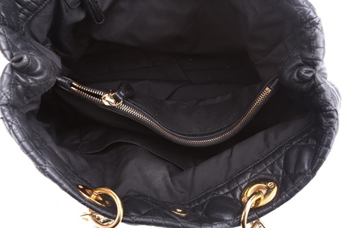 Lot 34 - Christian Dior - a large 'Lady Dior' shopping...
