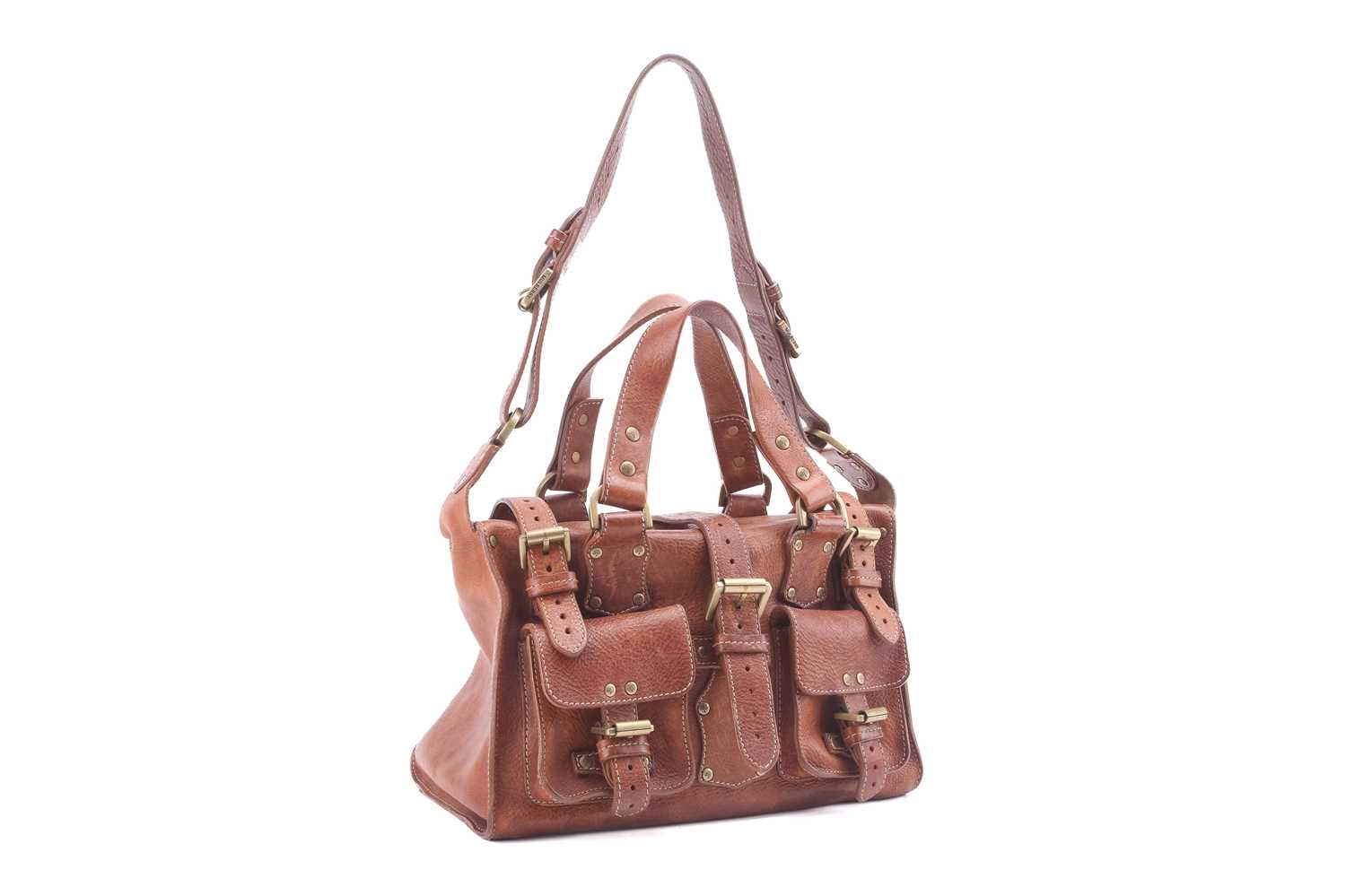 Lot 26 - Mulberry - 'Roxanne' satchel in tanned leather,...