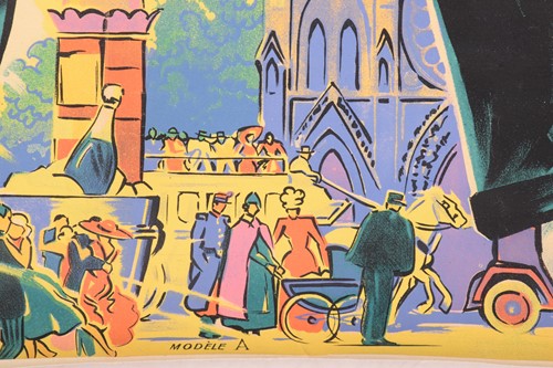 Lot 340 - An original colour 1951 film poster for 'Un...
