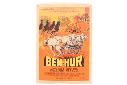 Lot 336 - A pair of original colour film posters from...