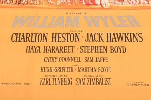 Lot 336 - A pair of original colour film posters from...