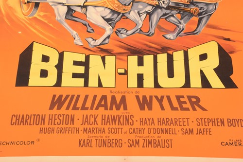 Lot 336 - A pair of original colour film posters from...