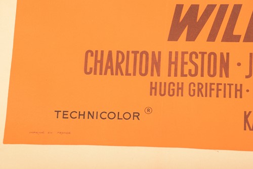 Lot 336 - A pair of original colour film posters from...