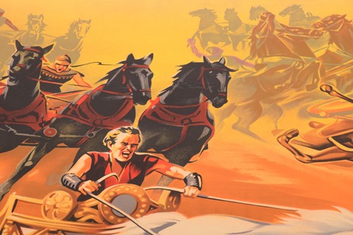 Lot 336 - A pair of original colour film posters from...