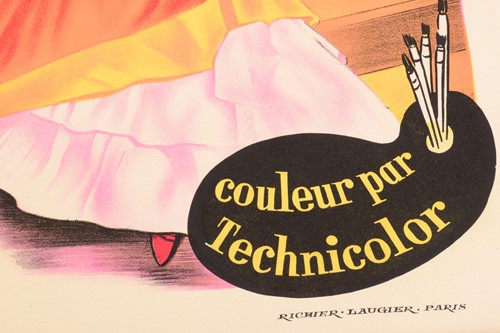 Lot 323 - An original colour 1952 film poster for...