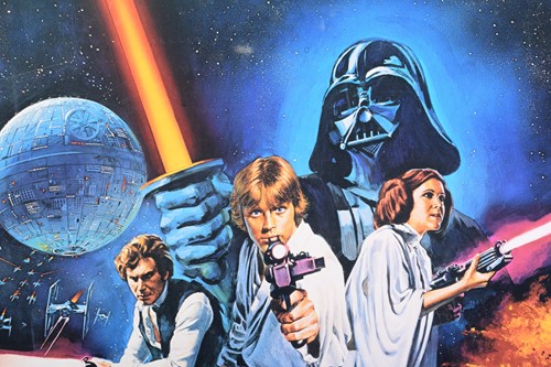 Lot 351 - Star Wars (1977), a US One Sheet film poster, '...