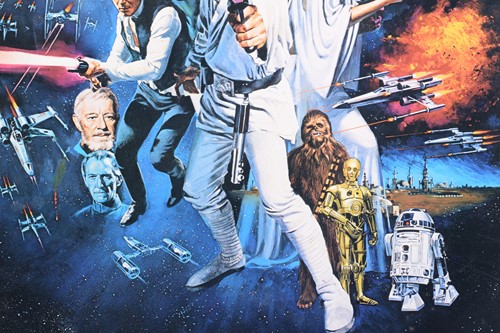 Lot 351 - Star Wars (1977), a US One Sheet film poster, '...