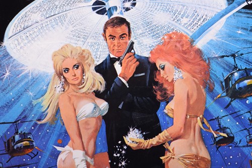 Lot 254 - 'Diamonds Are Forever', an original 1971 US...