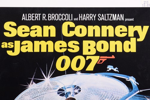 Lot 254 - 'Diamonds Are Forever', an original 1971 US...