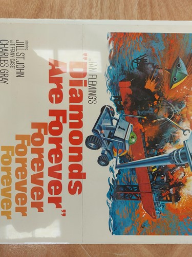 Lot 254 - 'Diamonds Are Forever', an original 1971 US...