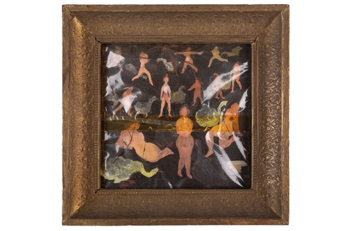 Lot 44 - Reinhold Nagele (1884-1972) German, 'Leda'...